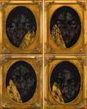 Sabhan Adam, Untitled, four, mixed media on canvas laid down on board