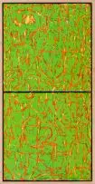 Kagiso Patrick Mautloa, Tribute to Abstraction, diptych, mixed media on canvas