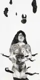 Practicing Poise by Diane Victor, etching, aquatint, mezzotint and embossing, offered Jun 2018