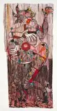 Blessing Ngobeni, Untitled, mixed media on canvas laid down on board