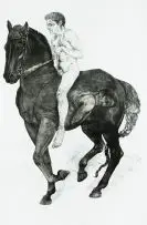 Bareback by Diane Victor, etching and aquatint, sold Jun 2018