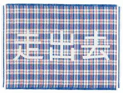 Dan Halter, Go Out/Go Global, 2016, hand woven archival ink jet print
