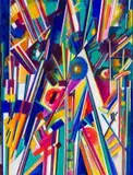 Hannatjie van der Wat, Sept 11, 2001 New York, acrylic on canvas