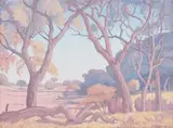 Shingwedzi - Kruger Wildtuin by Jacobus Hendrik Pierneef, oil on canvas, offered Jun 2018