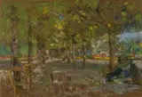 Édouard Vuillard, La lecture sous les arbres à Amfreville