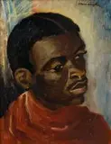 Portrait of a Man by Maurice van Essche, oil on board, offered Jun 2018
