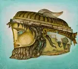 Poseidon by Alexis Preller, intaglio, oil on fibre glass, sold Jun 2018