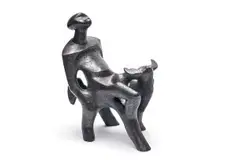Figure on a Bull by Sydney Kumalo, bronze, sold Jun 2018