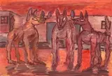 David Koloane, Three Street Dogs