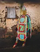 Leonce Raphael Agbodjelou, Egungun Masquerades VII, 2015, pigment ink on HP premium satin photographic paper, dibonded