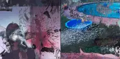 Jessica Webster, Untitled: Amelia ( I & II), diptych, oil and wax on canvas