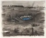 William Kentridge, Drawing for 'Felix in Exile'