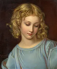 Ignaz Schmidt, Bildnis eines Jünglings, Öl auf Leinwand