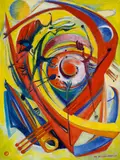 Peter Röhl, Ohne Titel, Öl auf Leinwand