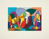 Adolf Hölzel, Ohne Titel (Figuren in Landschaft)