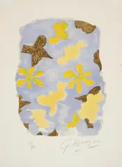 La Sorgue by Georges Braque, Farblithografie auf Arches (Wasserzeichen), sold Nov 2015