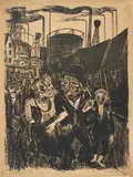 Conrad Felixmüller, Die Heimkehr der Kohlenarbeiter (Im Kohlenrevier)