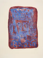 Verschleierte by Otto Dix, Farblithografie auf Velin, sold Nov 2015