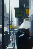 Alexander Schmitt, "Big Street", Öl auf Nessel