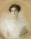 Franz von Lenbach, Porträt einer jungen Dame