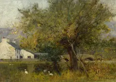 Alfred East, Auktion 386, Los 349, Öl auf Holz