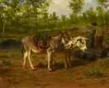 Rosa Bonheur, Köhler mit seinen beiden Eseln