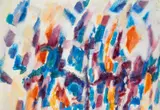 Jean René Bazaine, Saint Guenole, Aquarell und Deckweiß auf Büttenkarton