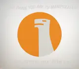 Daniel Pflumm, Ohne Titel (Do you think you are TV manipulated? ...), Farbserigrafie auf Aluminium, mattiert