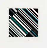 Günter Fruhtrunk, Ohne Titel, Farbserigrafie auf Karton