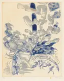 Hann Trier, Chinoiserie, Aquatintaradierung auf Velin