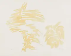 Hann Trier, Ohne, 1979, Farbradierung auf Velin