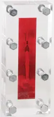 Bill Albertini, Untitled, Bolted plexiglass and epoxy resin