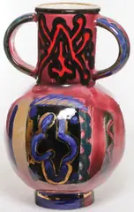 Anna Silver, Untitled Vessel, Glazed stoneware, repaired base