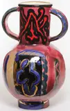 Anna Silver, Untitled Vessel, Glazed stoneware, repaired base