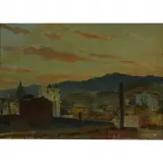 Jules Pages, San Francisco, oil on board