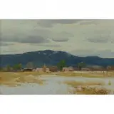 Paul Strisik, South of Taos, 1980, oil on panel
