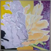Robert Kushner, Peony, 1990, oil