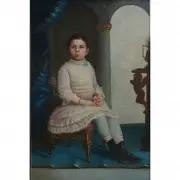 A. D. M. Cooper, Daughter of California Governor George Clement Perkins, 1881, oil on canvas