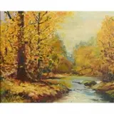 Bert Geer Phillips, Untitled (Taos in Fall)
