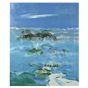 Peter Shoemaker, The Sea, 1958, Oil on Canvas