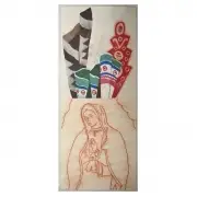 Rupert Garcia, The Crown of La Virgen de Guadalupe, 1990, Pastel on paper
