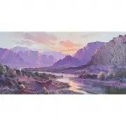 Beverly Jamison Carrick, Purple Mountain Majesty, oil on canvas
