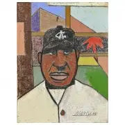 Richard Marshall Merkin, Rube Foster, 2004, oil on canvas