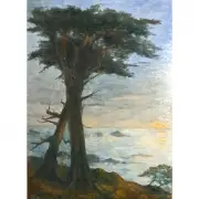 Lands End by Anna Elizabeth Klumpke, 1937, oil on canvas, sold Oct 2021