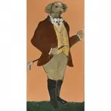 Ira Yeager, Untitled (Sophisticated Dachshund)