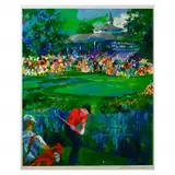 LeRoy Neiman, Tiger Woods at Valhalla for the 2000 PGA Championship