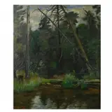 Harold Harrington Betts, Five Mile Creek, harbor Springs (Michigan), oil on canvas