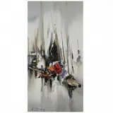 Kee Fung Ng, Abstract Composition, oil on canvas