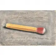 Donald Roller Wilson, Match, 1984, Oil