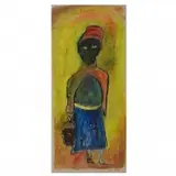 Moneycharger by Pehr Hallsten Moneycharger, 1962, tempera on paper, sold Nov 2021